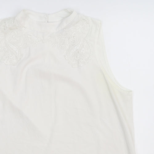 dorophy perkins Womens White   Basic Blouse Size 18