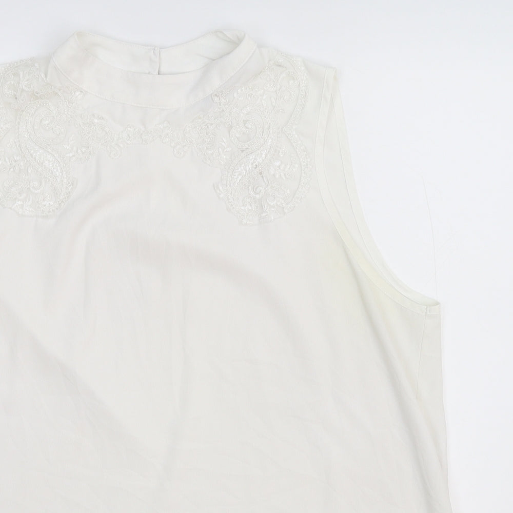 dorophy perkins Womens White   Basic Blouse Size 18