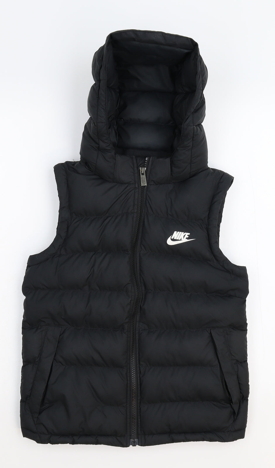 Nike Mens Black   Puffer Jacket Waistcoat Size M