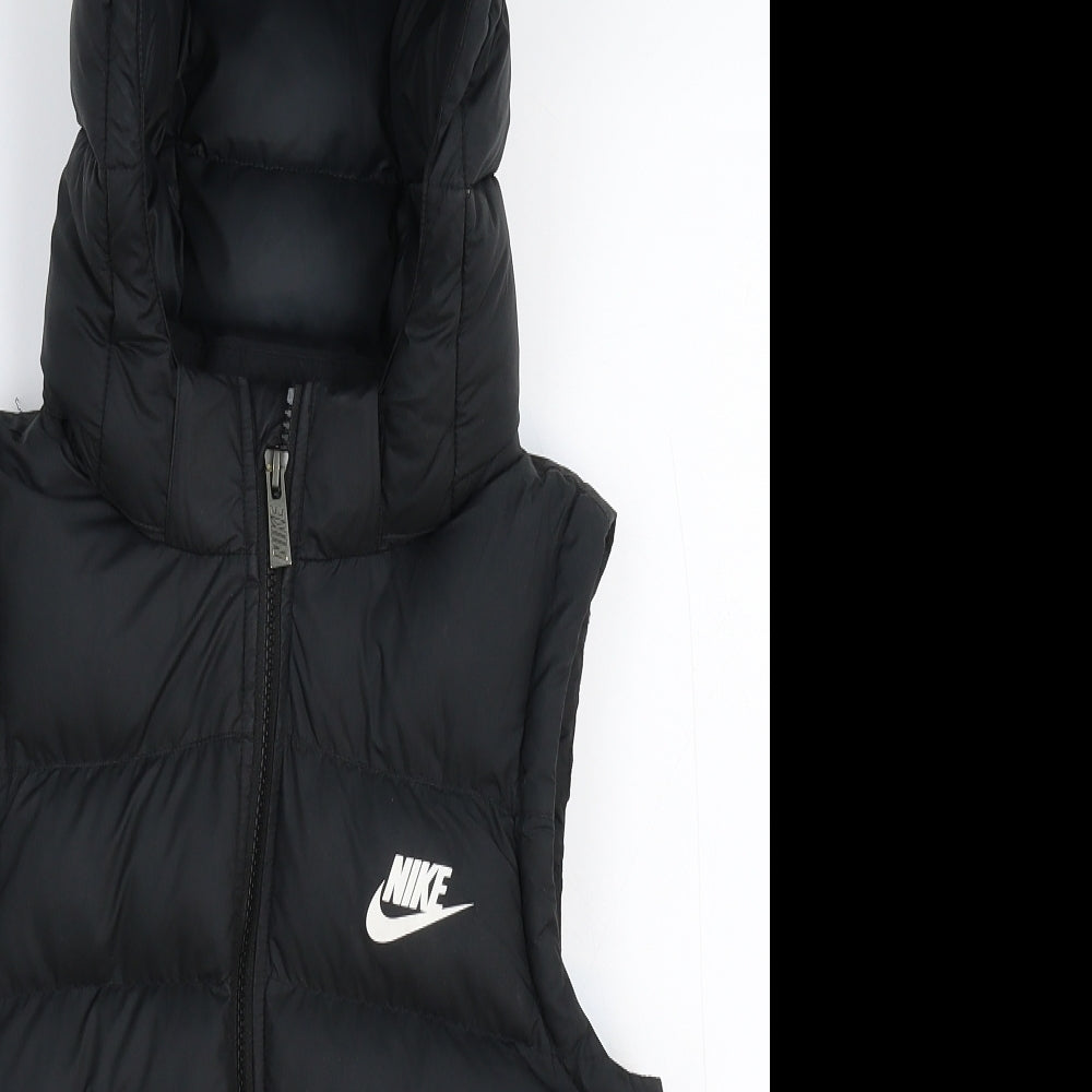 Nike Mens Black   Puffer Jacket Waistcoat Size M