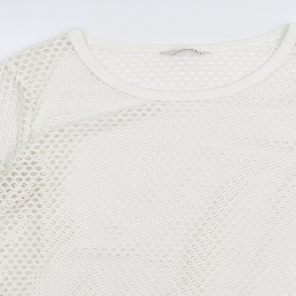 NEXT Womens White   Pullover Jumper Size M
