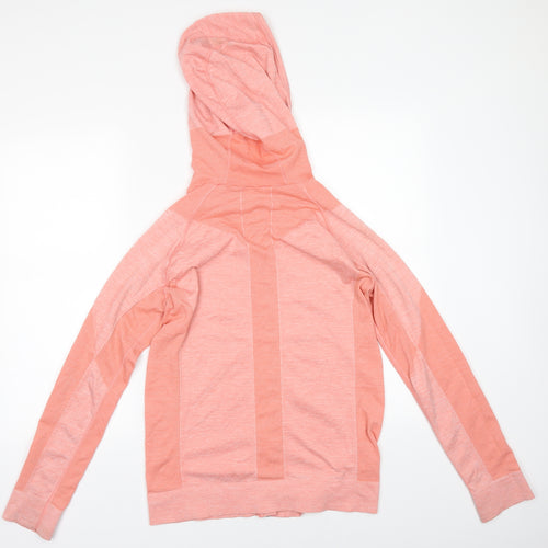 F&F Womens Orange   Full Zip Hoodie Size L
