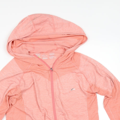 F&F Womens Orange   Full Zip Hoodie Size L