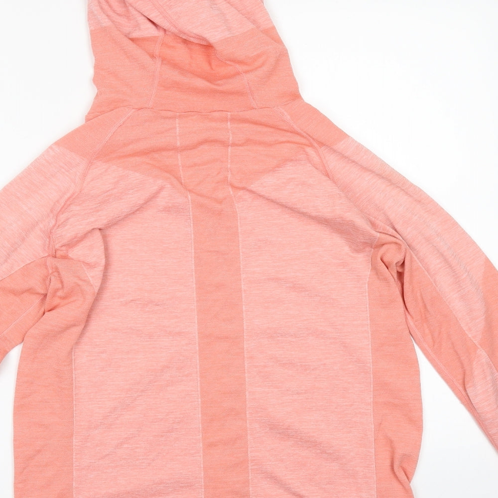 F&F Womens Orange   Full Zip Hoodie Size L