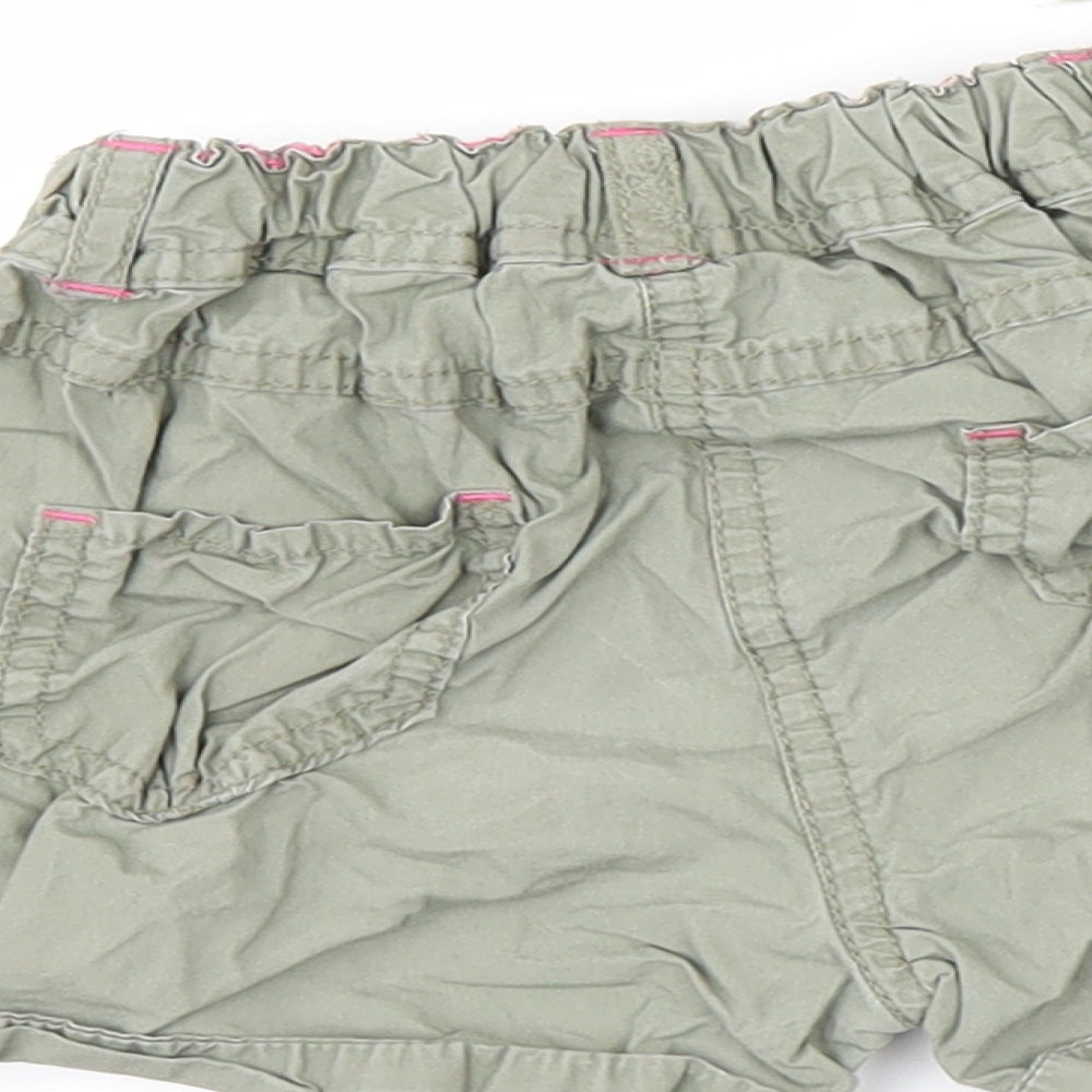 George Girls Green   Hot Pants Shorts Size 3-4 Years