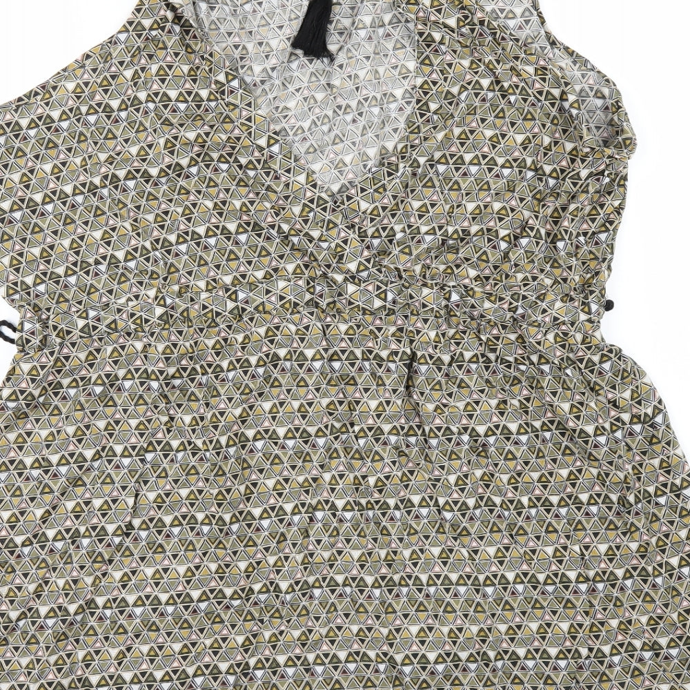 NEXT Womens Multicoloured Geometric  Mini  Size 14  - Beach Cover Up