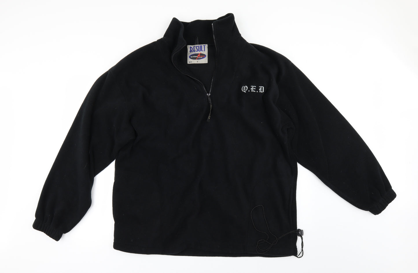 Result` Mens Black  Fleece Jacket  Size L