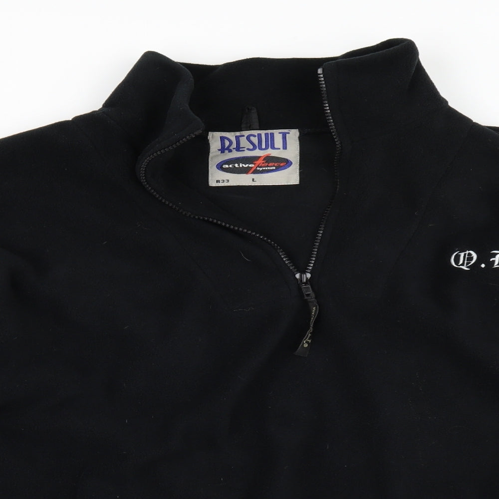 Result` Mens Black  Fleece Jacket  Size L