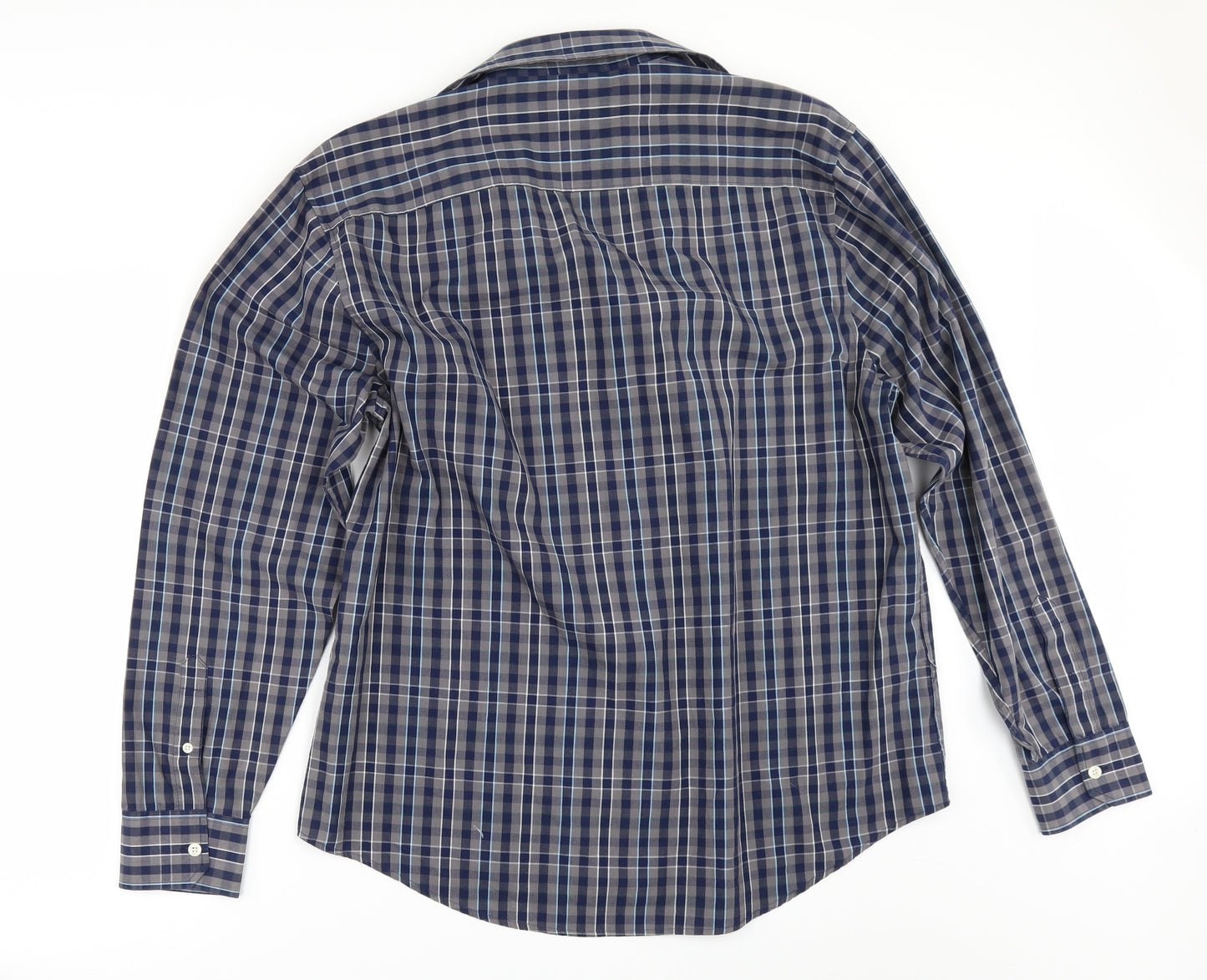 Penguin Mens Blue Camouflage   Button-Up Size XL