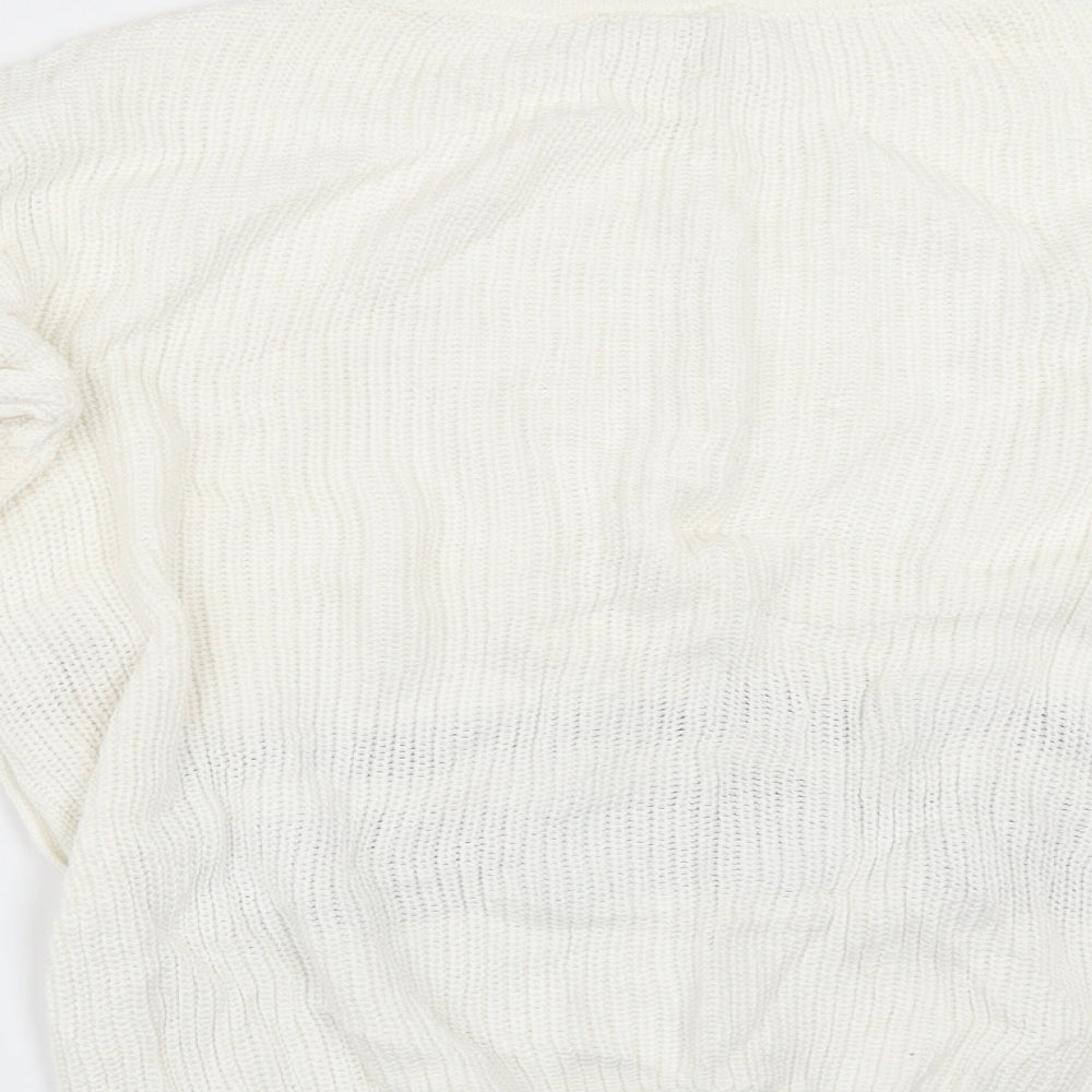 Marks and Spencer Womens  Striped  Pullover Jumper Size S