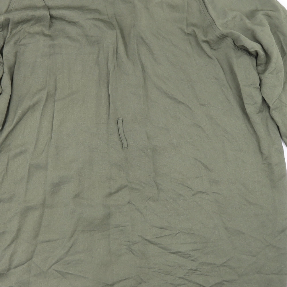 Izabel Womens Green   Shirt Dress  Size 16
