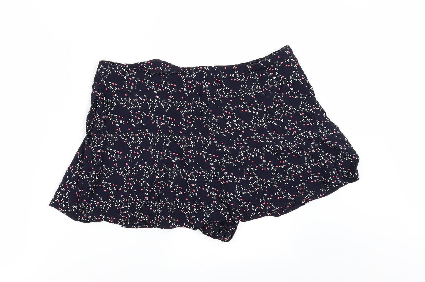 Henry Holland Womens Blue Floral  Hot Pants Shorts Size 14