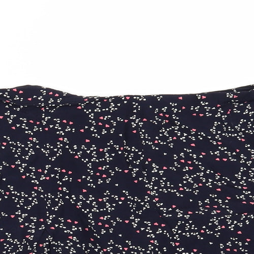 Henry Holland Womens Blue Floral  Hot Pants Shorts Size 14