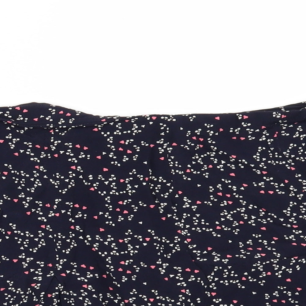 Henry Holland Womens Blue Floral  Hot Pants Shorts Size 14