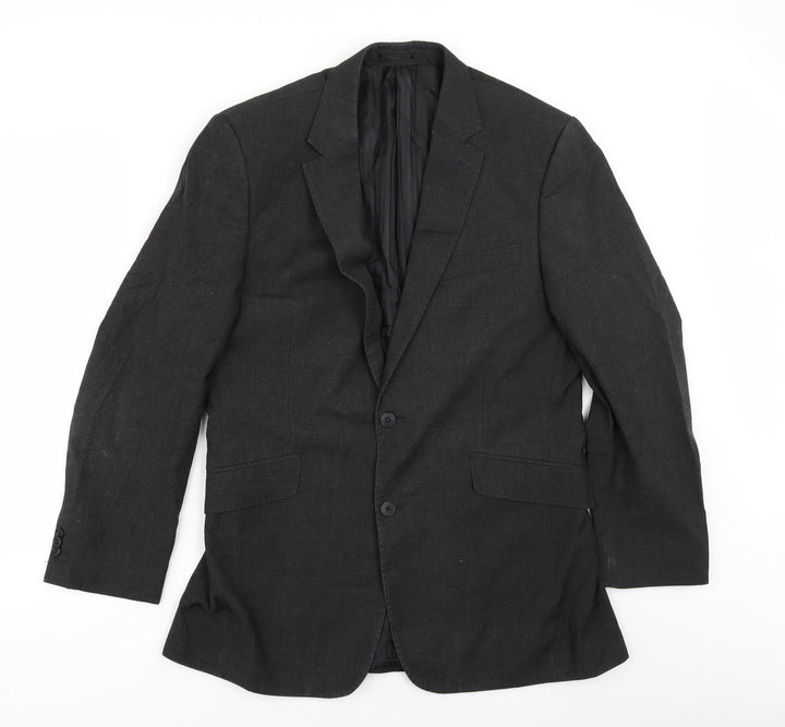 Everyone Mens Grey   Jacket Suit Jacket Size 40