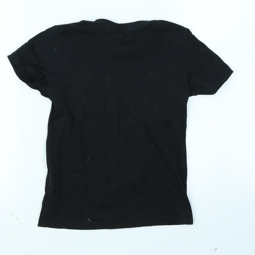 Pep & Co Boys Black   Basic T-Shirt Size 5-6 Years