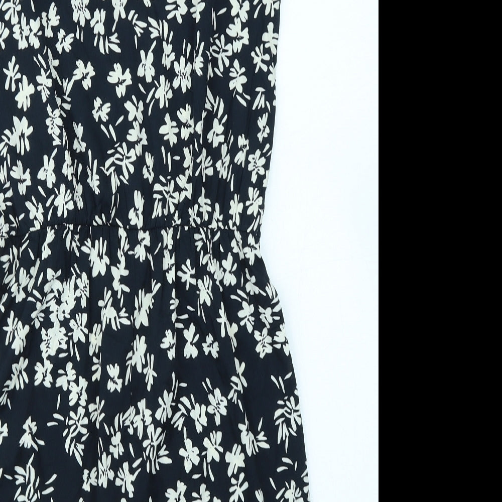 Atmosphere Womens Blue Floral  Playsuit One-Piece Size 8