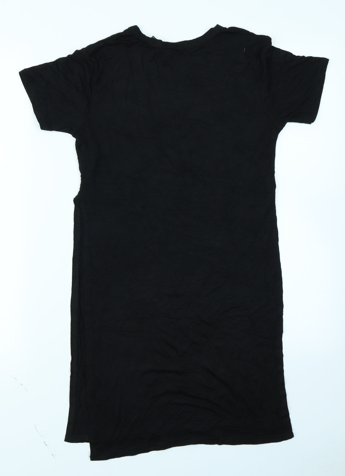 Boohoo Womens Black   Tunic T-Shirt Size 10