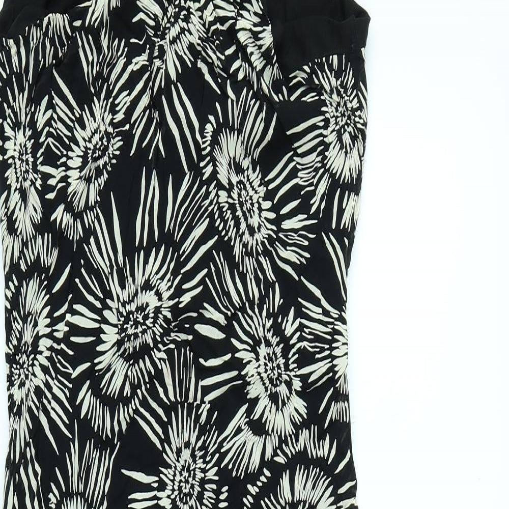 Wallis Womens Black Batik  Trapeze & Swing  Size 16