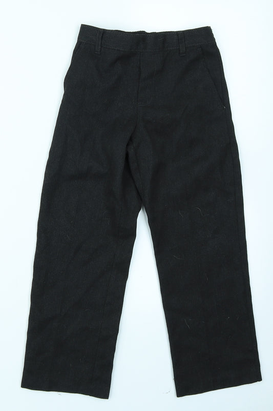 Front view of George boys’ grey dress pants trousers, size 5-6, years