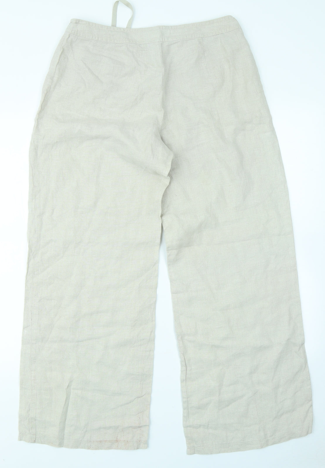 Marks & Spencer Womens Beige   Cargo Trousers Size 12 L27 in