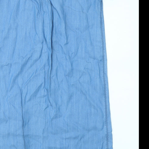 Rick Cardona Womens Blue  Denim A-Line  Size 10