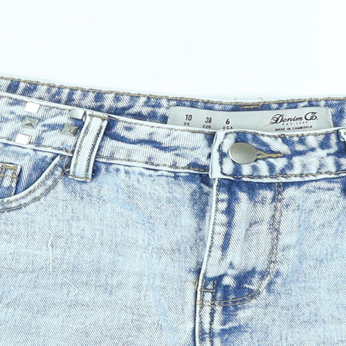 Denim Co Womens Blue  Denim Hot Pants Shorts Size 10