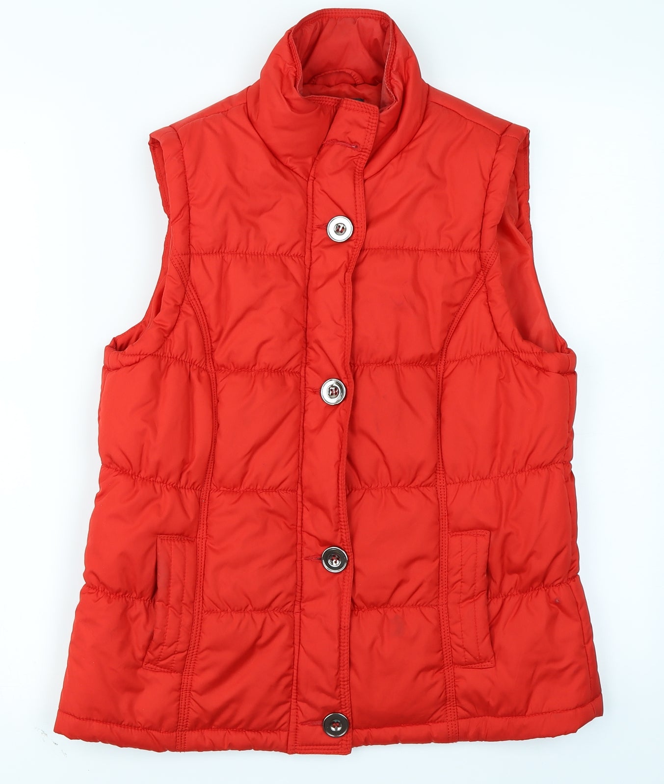 George Womens Red   Gilet Coat Size 10