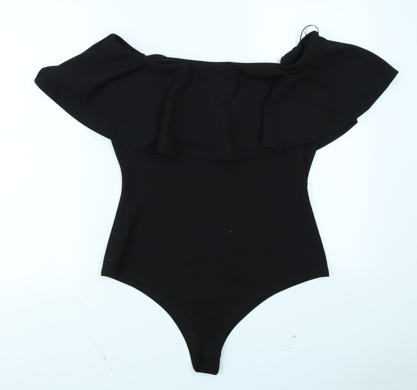 Boohoo Womens Black   Bodysuit One-Piece Size 14