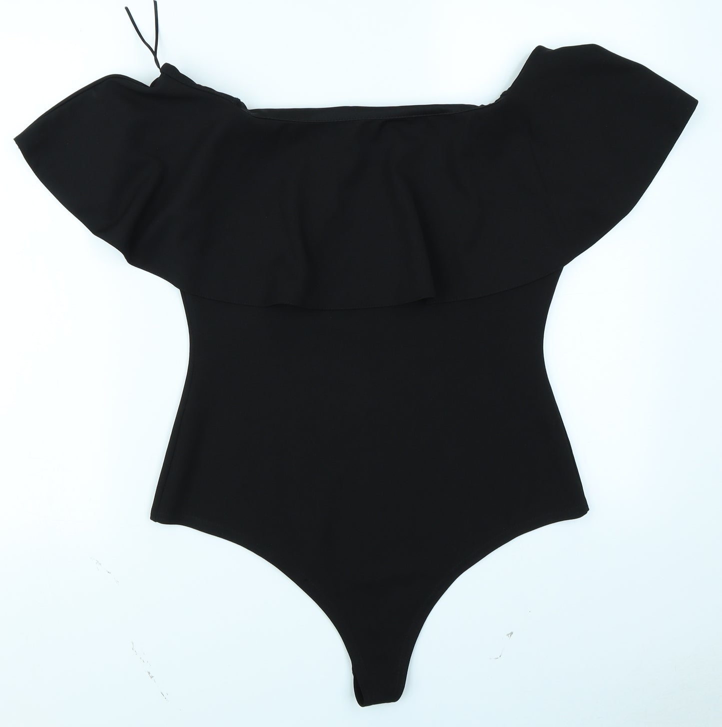 Boohoo Womens Black   Bodysuit One-Piece Size 14