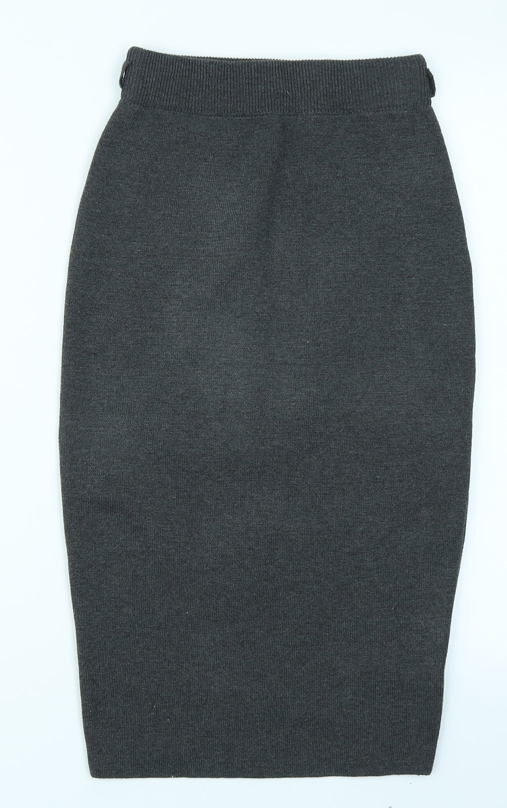 New Look Womens Grey  Knit Straight & Pencil Skirt Size 6