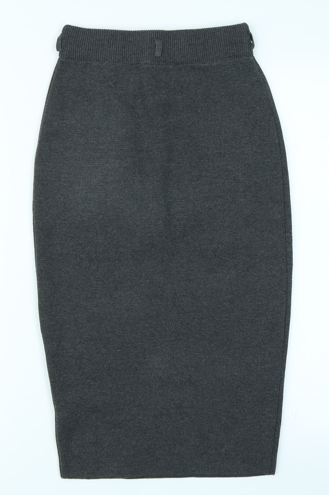 New Look Womens Grey  Knit Straight & Pencil Skirt Size 6