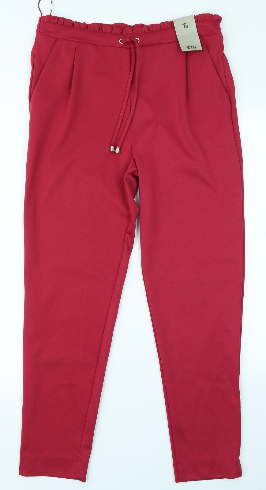 TU Womens Pink   Trousers  Size 10 L26 in