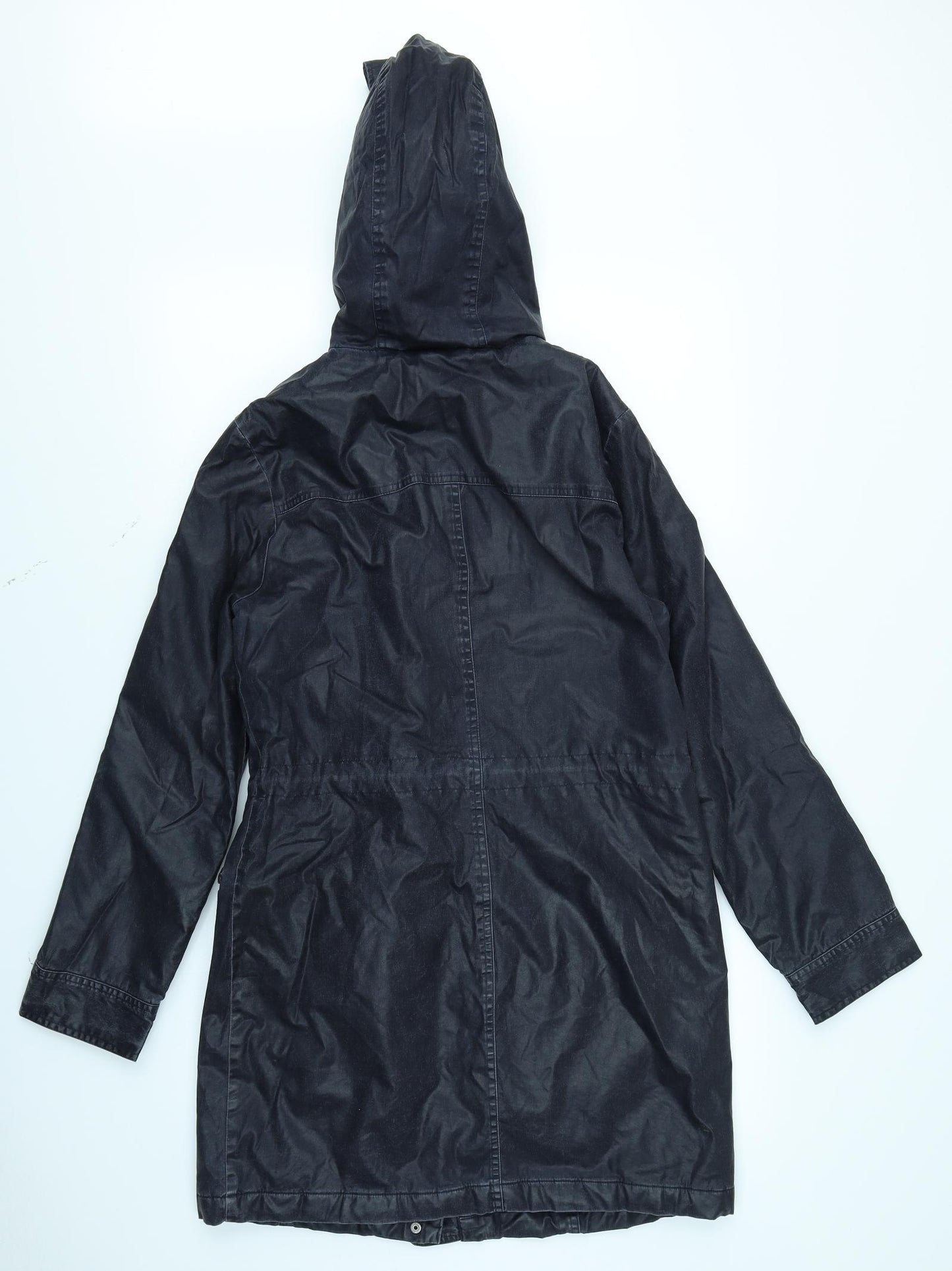 Indigo Womens Blue   Rain Coat Coat Size 10