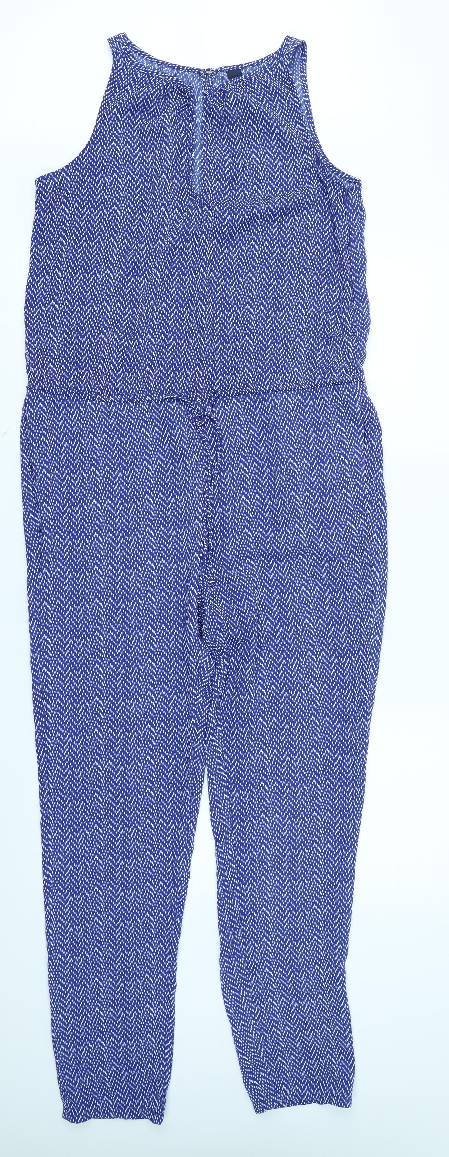 Gap Womens Blue Polka Dot  Playsuit One-Piece Size XS L26 in