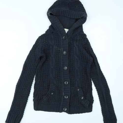 Only Womens Blue  Knit Cardigan Jumper Size XS