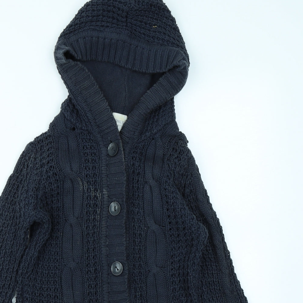 Only Womens Blue  Knit Cardigan Jumper Size XS