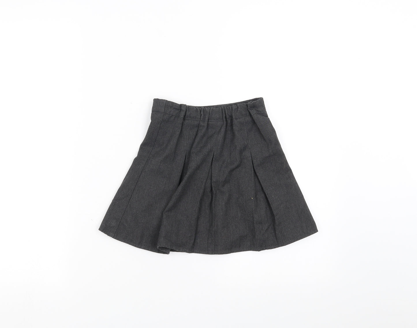 Preworn Girls Grey   A-Line Skirt Size 3-4 Years - School