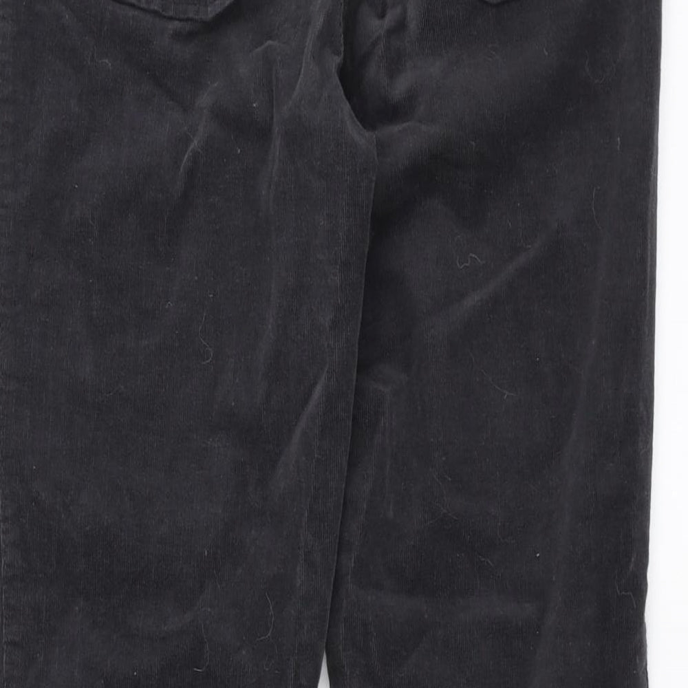 Marks and Spencer Womens Grey  Corduroy Trousers  Size 12 L29 in
