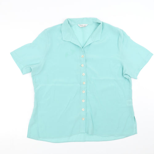 Design essentials Womens Green   Basic Blouse Size 18