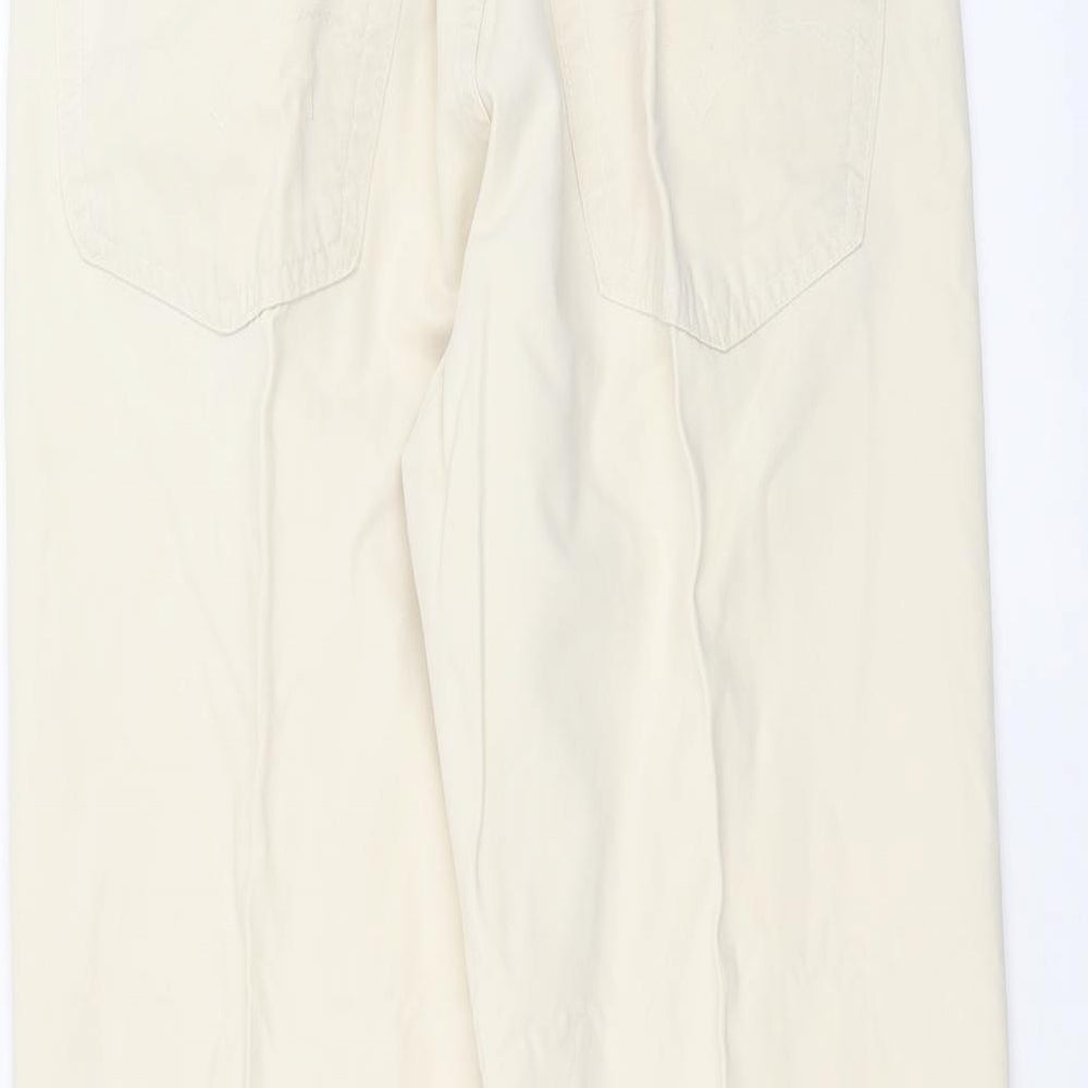 Boss Mens Beige  Denim Straight Jeans Size 32 in L29 in