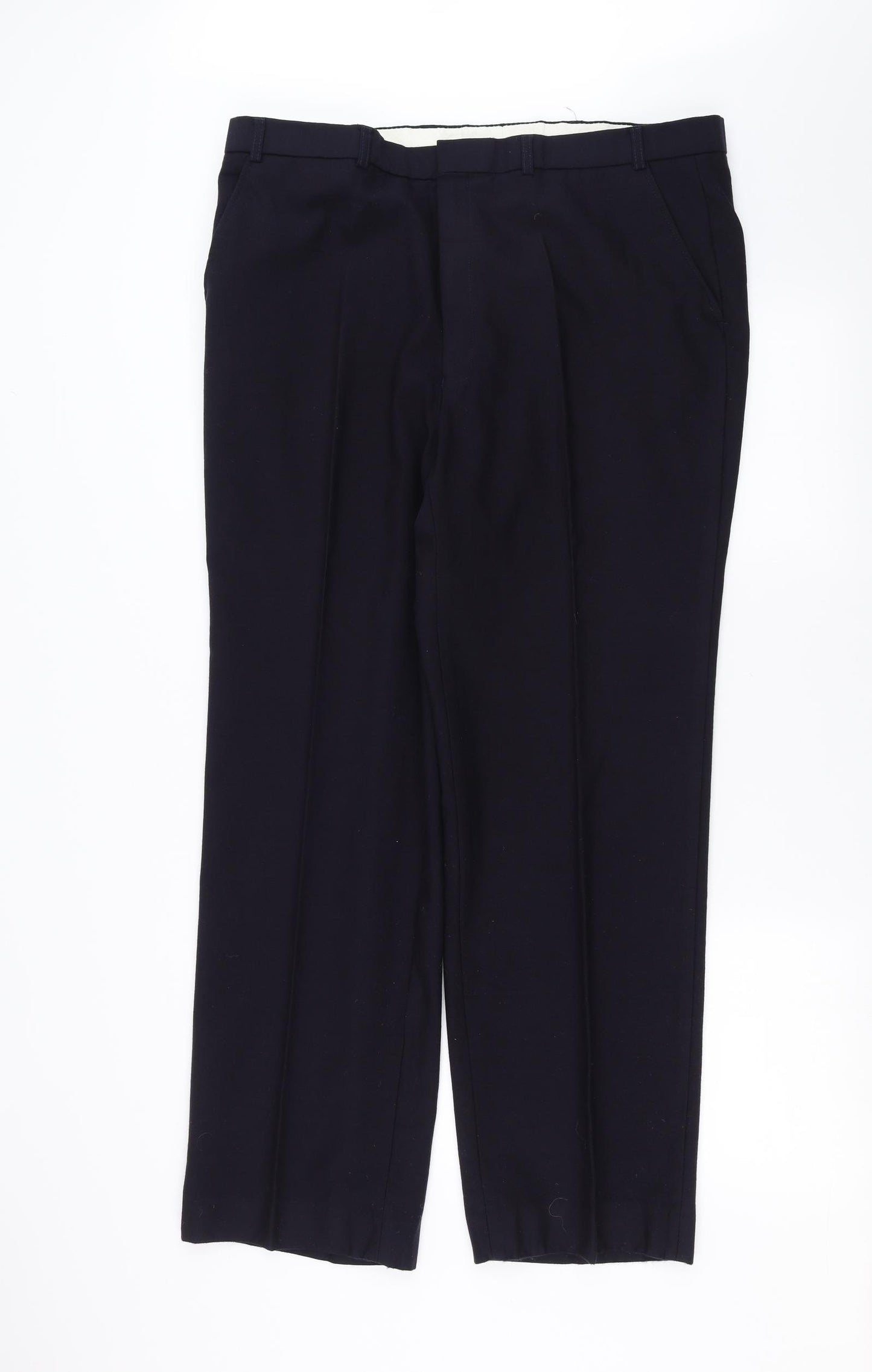 St Michael Mens Blue   Trousers  Size 40 in L30 in