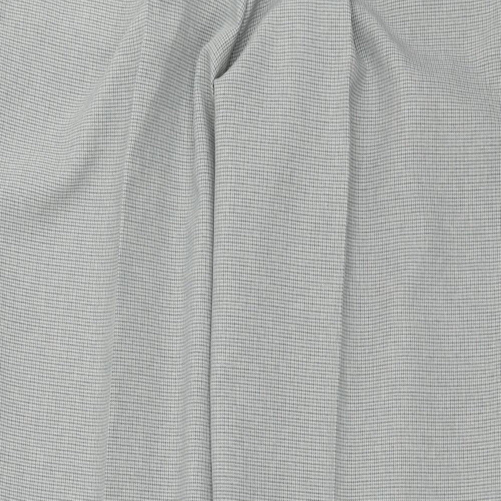 Essentials Mens Green Houndstooth  Trousers  Size 40 in L31 in