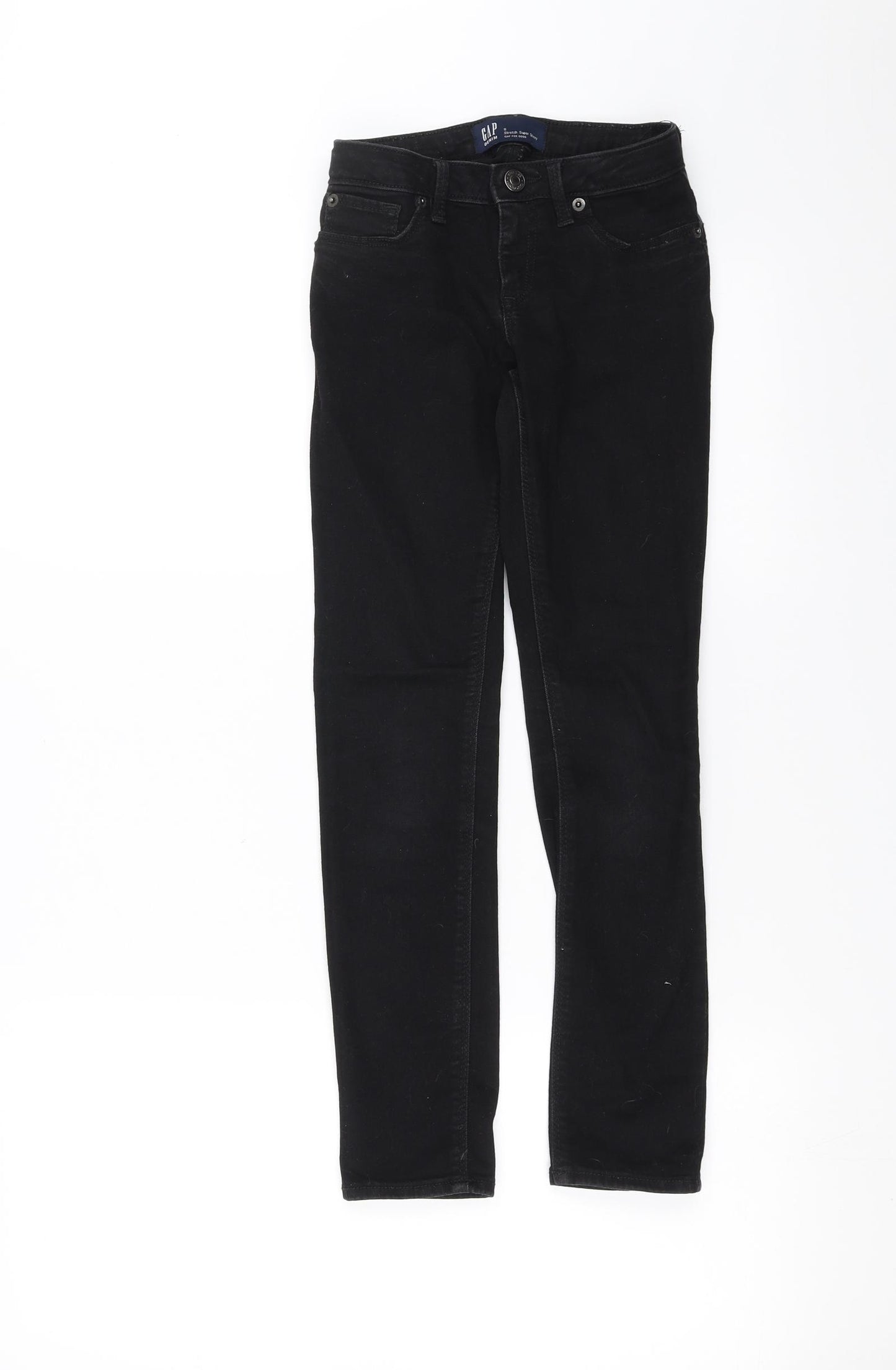 Gap Girls Black  Denim Skinny Jeans Size 8 Years