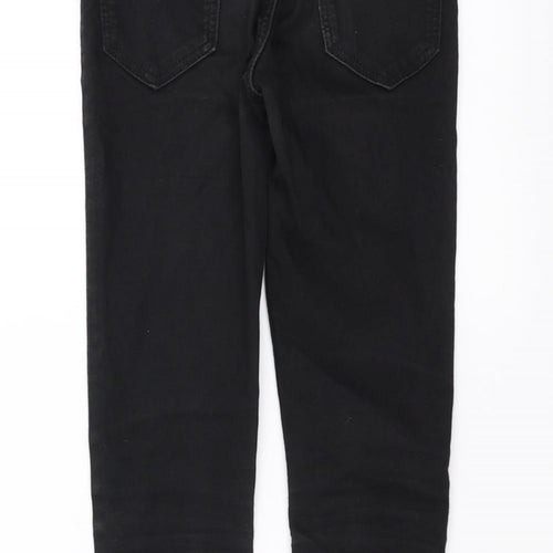 H&M Girls Black  Denim Skinny Jeans Size 8-9 Years