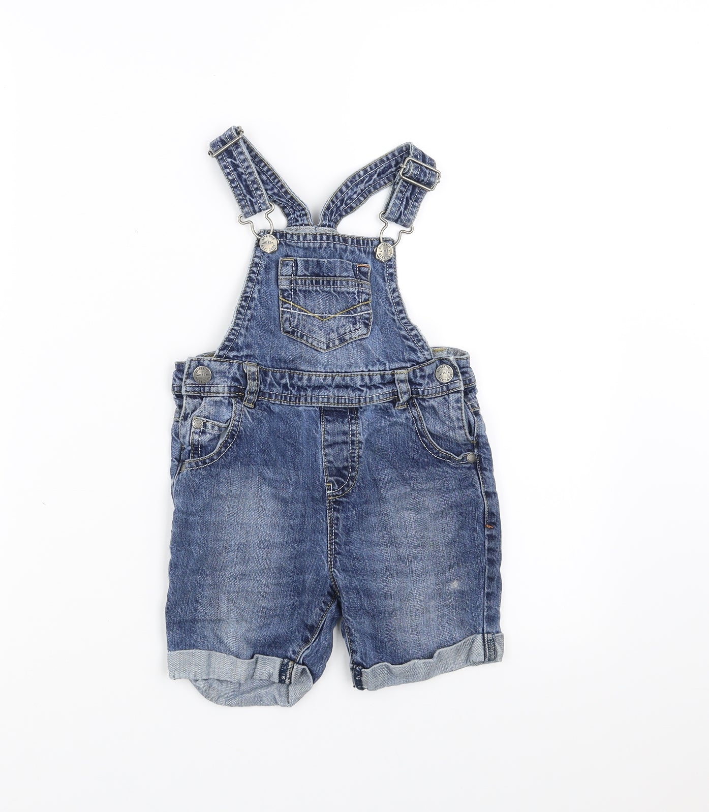 NEXT Boys Blue  Denim Dungarees Trousers Size 2-3 Years