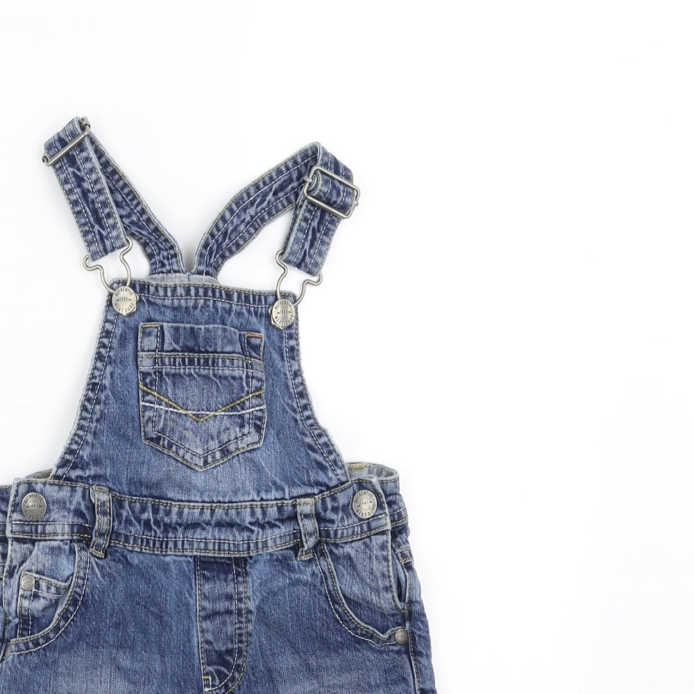 NEXT Boys Blue  Denim Dungarees Trousers Size 2-3 Years