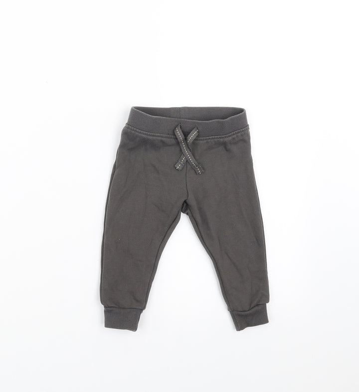 Primark Girls Grey   Jogger Trousers Size 6-9 Months