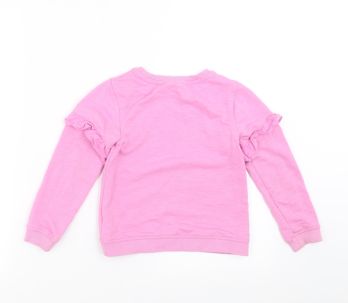 Joules Girls Pink   Pullover Sweatshirt Size 6 Years  - horse