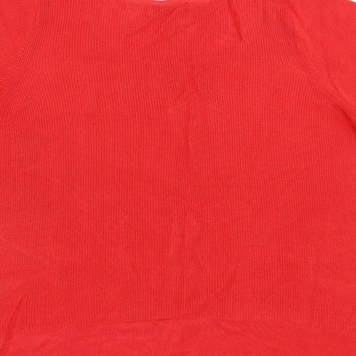 Marks and Spencer Womens Red   Pullover Jumper Size 20